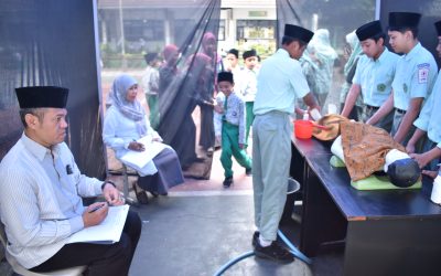 Simulasi Perawatan Jenazah Ramah Lingkungan, MTs Almaarif 01 Singosari Tanamkan Edukasi Fiqih dan Kepedulian Lingkungan