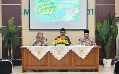 Harlah ke-67 MTs. Almaarif 01 Singosari dan Santunan Anak Yatim
